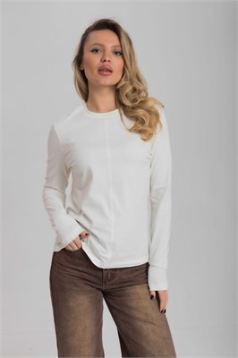Лонгслив из кулирки с лайкрой М326003м М326003м