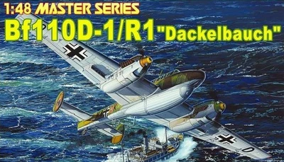 5556  авиация  Messerschmitt Bf110D-1/R1 "Dackelbauch"  (1:48) 89195855565