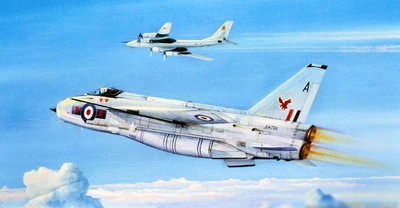 01654  авиация  BAC Lightning F.6/F.2A  (1:72) 9580208016542