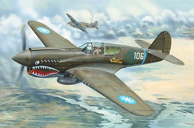 02269  авиация  P-40E War Hawk  (1:32) 9580208022697
