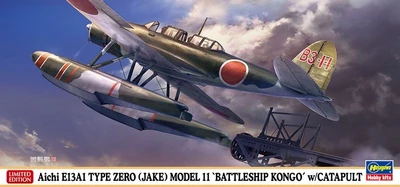 02416  авиация  Aichi E13A1 (Jake) IJN BB Kongo w/Catapult  (1:72) 4967834024168