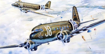 02828  авиация  C-47A Skytrain  (1:48) 9580208028286