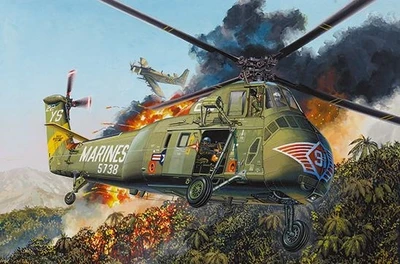 02881  авиация  H-34 US MARINES  (1:48) 9580208028811