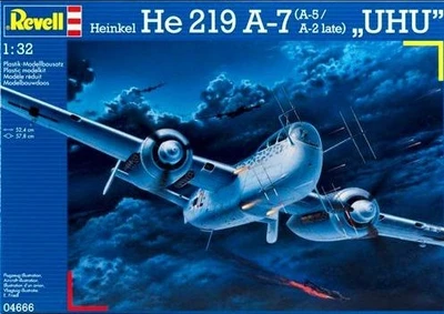 04666  авиация  Heinkel He219 A-7 'UHU'  (1:32) 4009803046662
