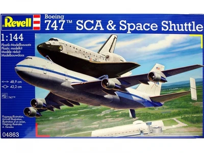04863  авиация  Boeing 747 SCA & Space Shuttle  (1:144) 4009803048635