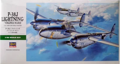 09101  авиация  P-38J Lightning  (1:48) 4967834191013