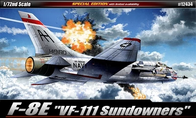 12434  авиация  F-8E Crusader VF-111 (1:72) 8809258926917