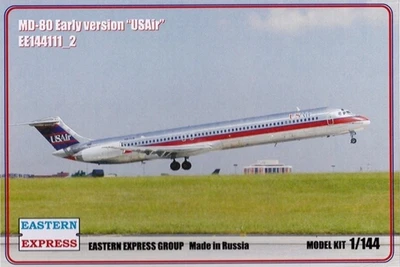 144111-2  авиация  MD-80 Early version "USAir" (1:144) 2000000096636