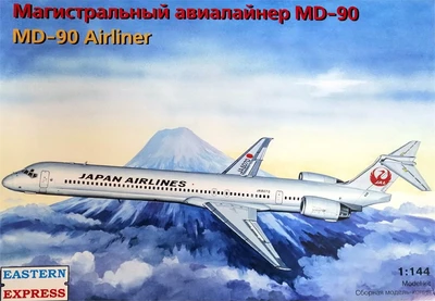 144128  авиация  MD-90 JAL  (1:144) 4620748783087
