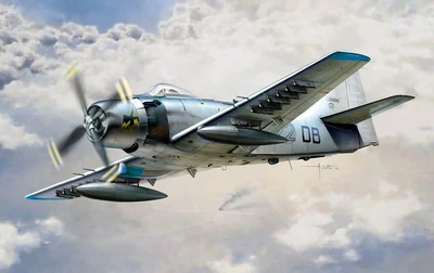 2697  авиация  AD-4 SKYRAIDER (1:48) 8001283026970
