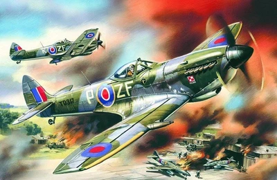 48071  авиация  Spitfire Mk.XVI (1:48) 2000000003177