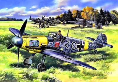48102  авиация  Bf-109F-2 (1:48) 2000000003269