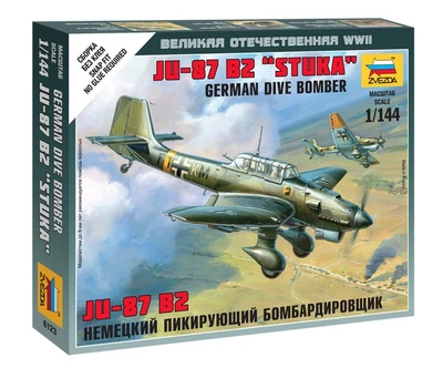 6123  авиация  Ju-87B2 (1:144) 4600327161239