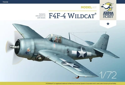 70048  авиация  F4F-4 Wildcat  (1:72) 5902734373366