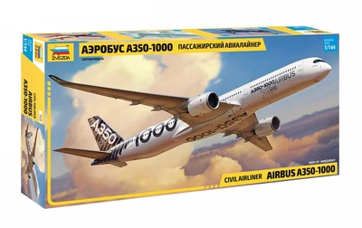7020  авиация  АЭРОБУС А-350-1000  (1:144) 4600327070203