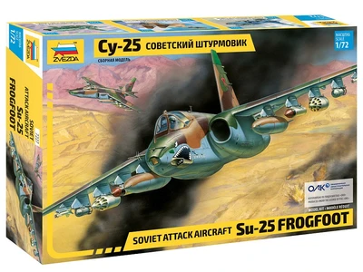 7227  авиация  Су-25 (1:72) 4600327072276