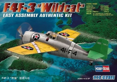 80219  авиация  F4F-3 "Wildcat"  (1:72) 6939319202192