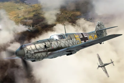 81791  авиация  Messerschmitt Bf109E-3  (1:48) 6939319217912