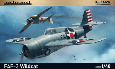 82201  авиация  F4F-3 Wildcat  (1:48) 8591437570188