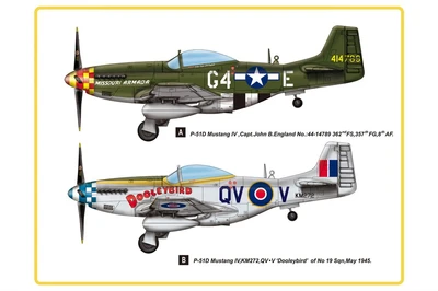 85802  авиация  P-51D Mustang IV  (1:48) 6939319258021