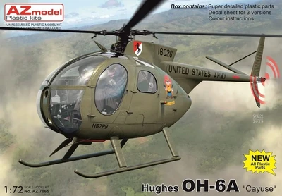 AZ7865  авиация  Hughes OH-6A 'Cayuse'  (1:72) 8592942278651