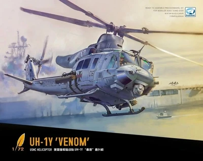 DM720018  авиация  UH-1Y Venom  (1:72) 4580702133436