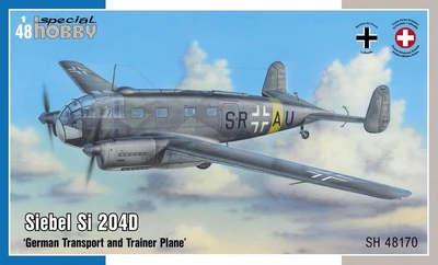 SH48170  авиация  Siebel Si-204D  (1:48) 8594071087098