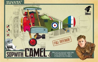 SK002  авиация  Sopwith Camel & "Brownie" 6972444300142