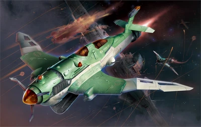 SRK005  космос Shipborne bomber ”SUISEI”  (1:48) 6972444300395