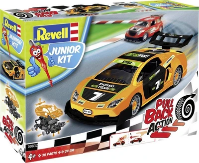 00832  автомобили и мотоциклы  Junior Kit - Pull Back Racing Car, orange  (1:20) 4009803032801