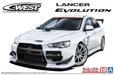 06929  автомобили и мотоциклы  Mitsubishi Lancer Evolution X C-West  (1:24) 4905083069295