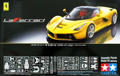 24347  автомобили и мотоциклы  LaFerrari Yellow Version  (1:24) 2000000100142