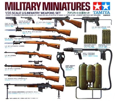35121  наборы для диорам  U.S. Infantry Weapons Set  (1:35) 4950344996445