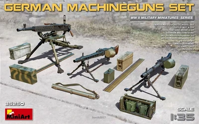 35250  наборы для диорам  GERMAN MACHINEGUNS SET  (1:35) 4820183311061
