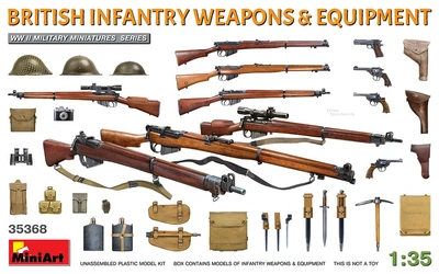 35368  наборы для диорам  BRITISH INFANTRY WEAPONS & EQUIPMENT  (1:35) 4820183313751