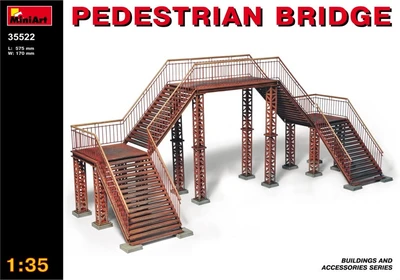 35522  наборы для диорам  PEDESTRIAN BRIDGE  (1:35) 2000002074083