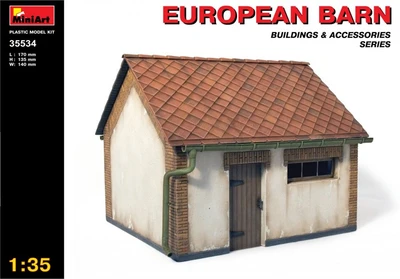 35534  наборы для диорам  EUROPEAN BARN  (1:35) 4820041101391