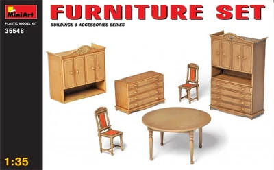 35548  наборы для диорам  FURNITURE SET  (1:35) 4820041101988