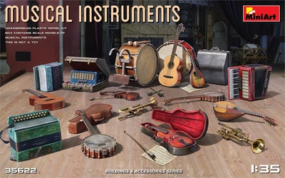 35622  наборы для диорам  MUSICAL INSTRUMENTS  (1:35) 4820183313454
