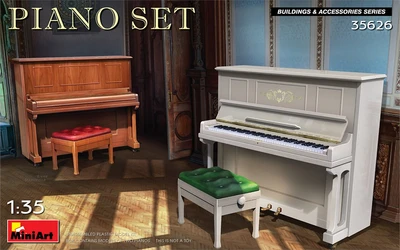 35626  наборы для диорам  PIANO SET  (1:35) 4820183313447