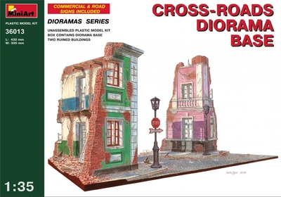 36013  наборы для диорам  CROSS-ROADS DIORAMA BASE  (1:35) 4820041101117