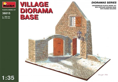 36015  наборы для диорам  VILLAGE DIORAMA BASE  (1:35) 4820041101131