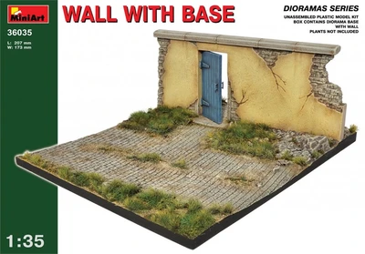 36035  наборы для диорам  WALL WITH BASE  (1:35) 4820041101452
