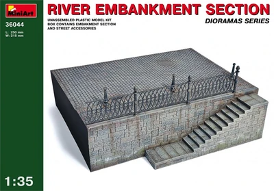36044  наборы для диорам  RIVER EMBANKMENT SECTION  (1:35) 4820041101834