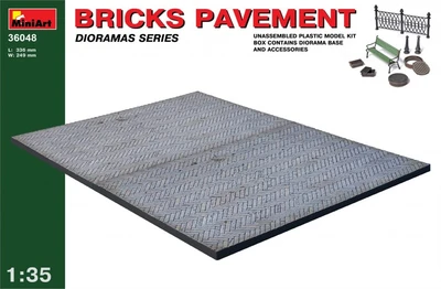 36048  наборы для диорам  BRICKS PAVEMENT  (1:35) 4820041102374