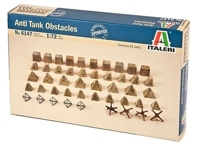 6147  наборы для диорам  Anti tank obstacles   (1:72) 8001283061476