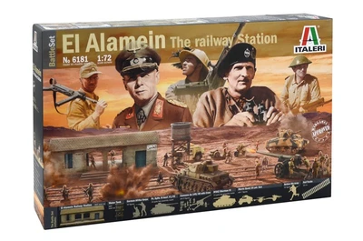 6181  наборы для диорам  EL ALAMEIN - BATTLE SET  (1:72) 8001283061810