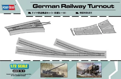 82909  наборы для диорам  German Railway Turnout  (1:72) 2000002111443