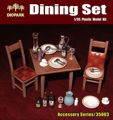 DP35003  наборы для диорам  Dining Set Accessory Series  (1:35) 2000002117063