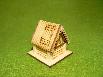 СМ0012  наборы для диорам  "Колодец домиком"  (1:72) 2000002123415
